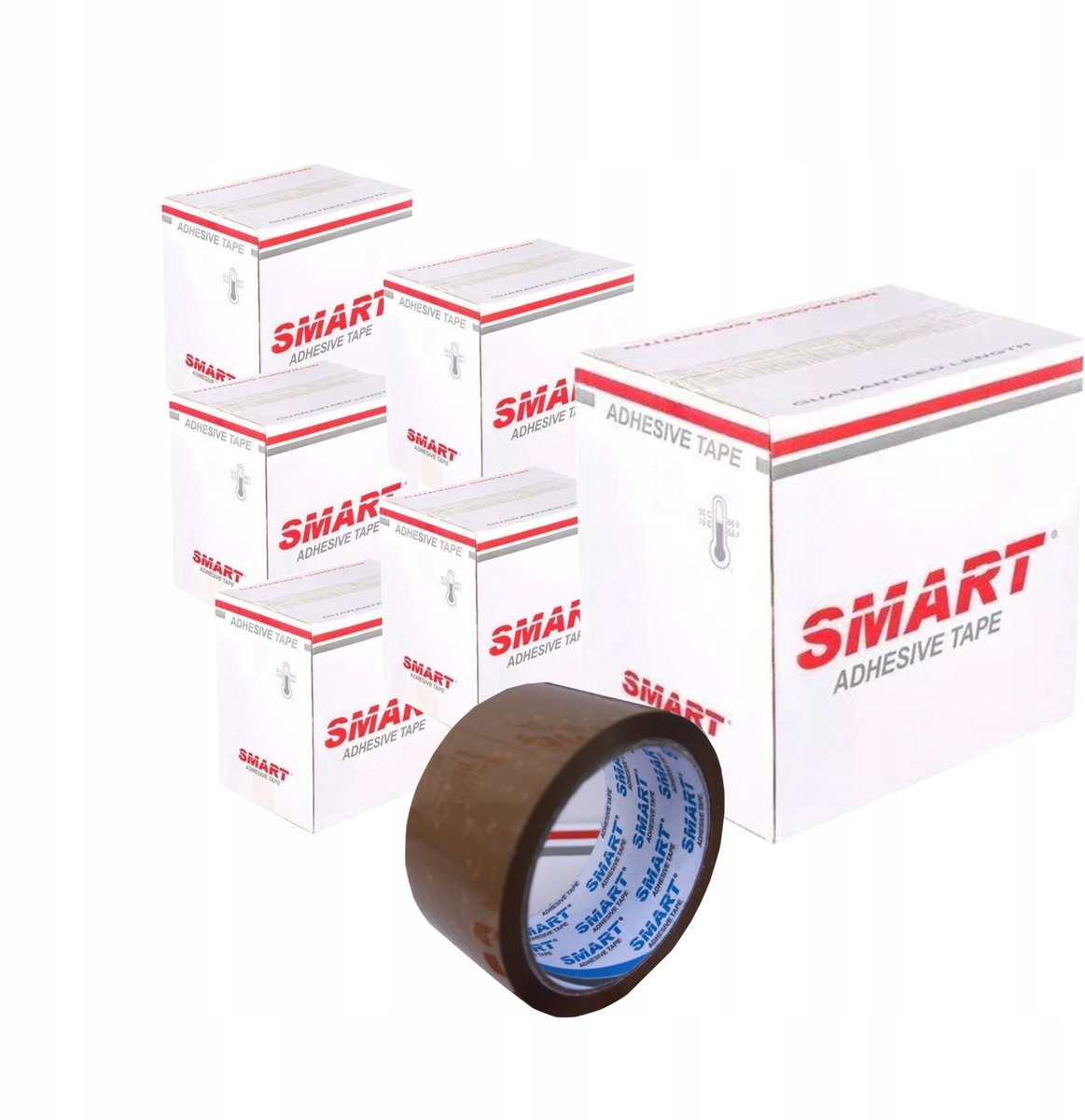 Smart Bruine Pakkingstape - 216 Rollen