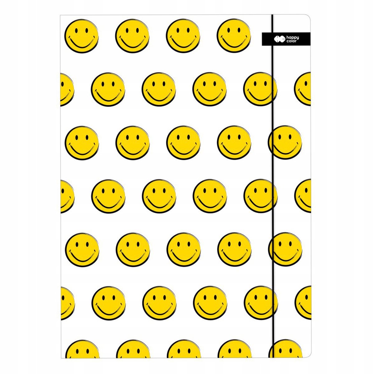 Happy Color Texture A4 met Elastiek - Smile Fun