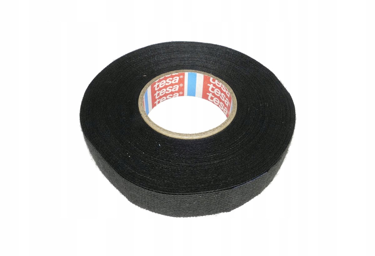 Tesa Stoffen Isolatietape 19mm x 15m - Zwart