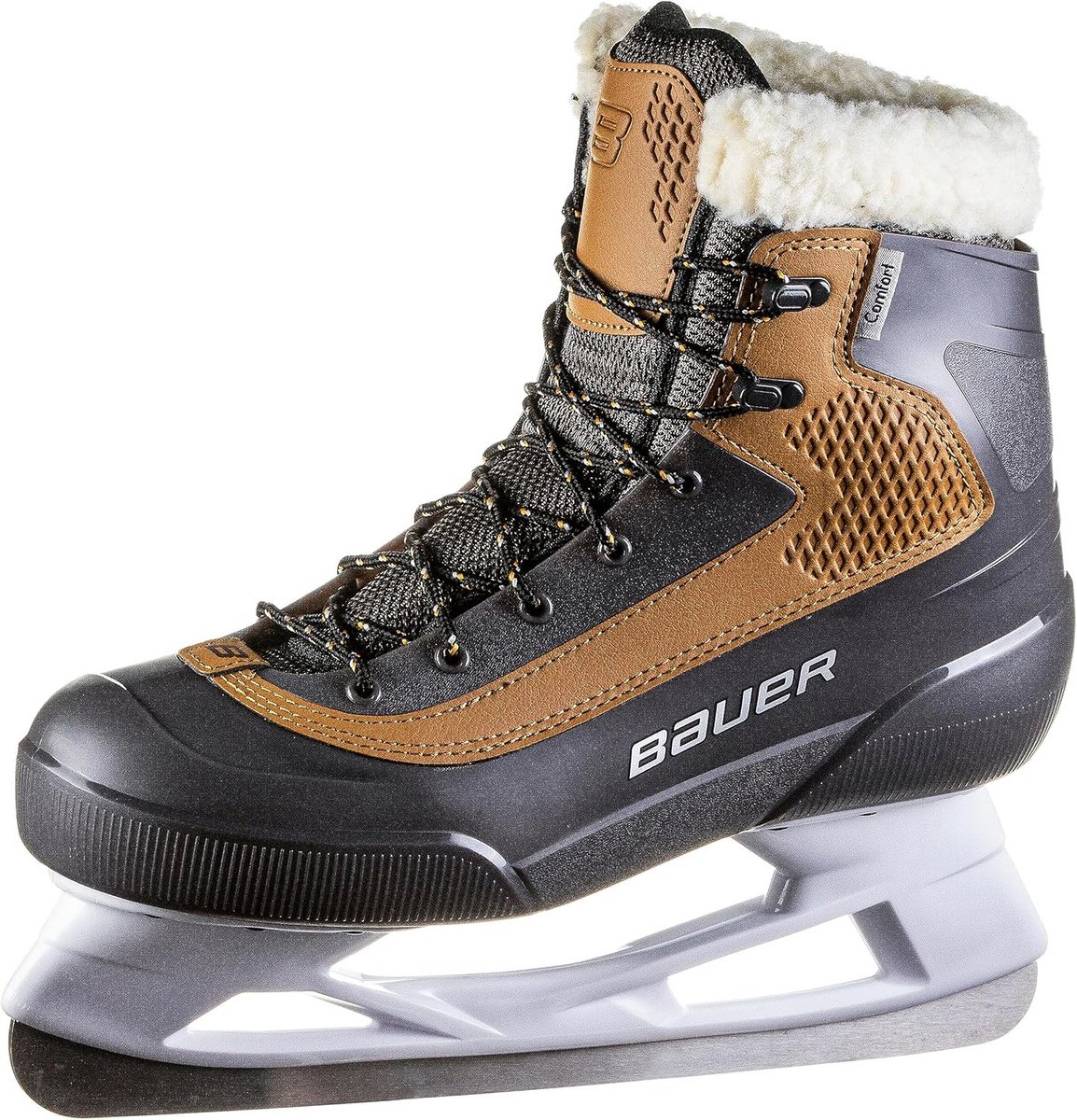 Zwarte Schaatsen voor Heren met Comfort en Prestaties