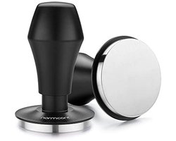 Koffiestamper met Click Sound Feedback en Veerbelast Systeem voor 58 mm Portafilters - Zwart