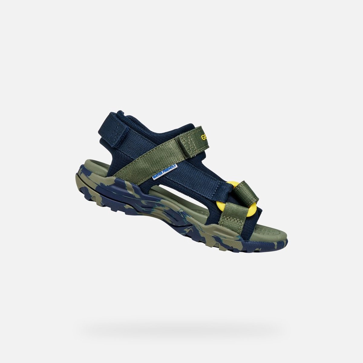 GEOX BOREALIS TIENERS Sandalen - MARINEBLAUW/LEGERGROEN - Maat 41