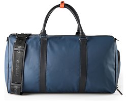 VALENTINO reistas Dragonhawk Hand Duffer Bag Blu / Nero donkerblauw