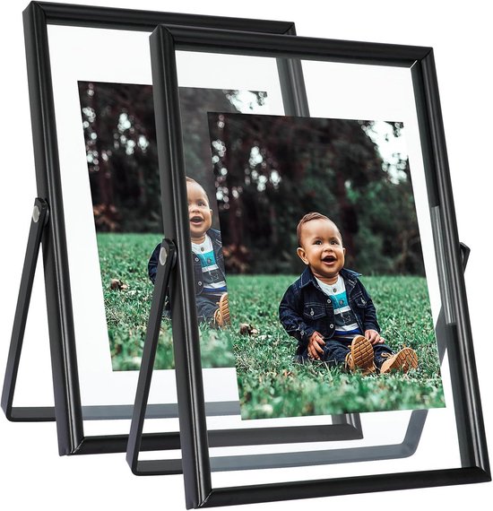 SecaDesign Fotolijsten Set – 10 Luxe zwarte fotolijsten