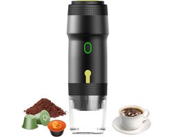 Draagbare Espressoapparaat - 3-in-1 Koffiemaker voor Onderweg, Camping en Reizen