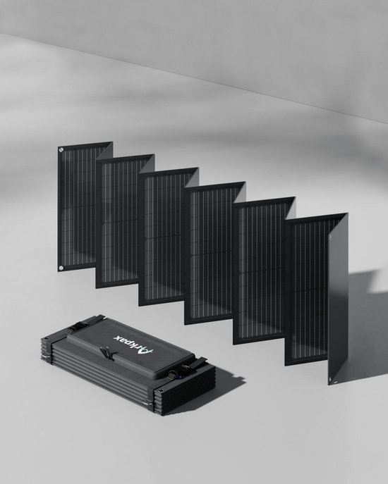 20W Portable Solar Panel, Foldable USB Solar Panel Charger, IP65 Waterproof, USB5V Output, Unfolded 480x185mm Solar Panels for Phone, Laptop, Tablet, Etc (Black
