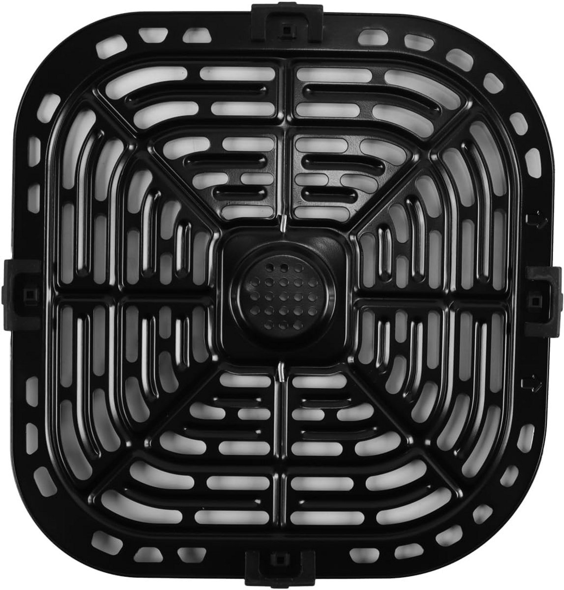 Vierkante Grillplaat Vervangingsonderdeel voor Airfryer - Vaatwasmachinebestendig & Roestvrijstaal