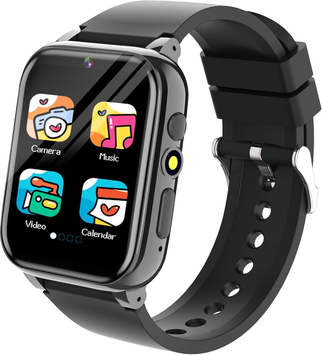 Kinder Smartwatch met GPS, Camera en Spelletjes voor Jongens en Meisjes (4-12 Jaar)