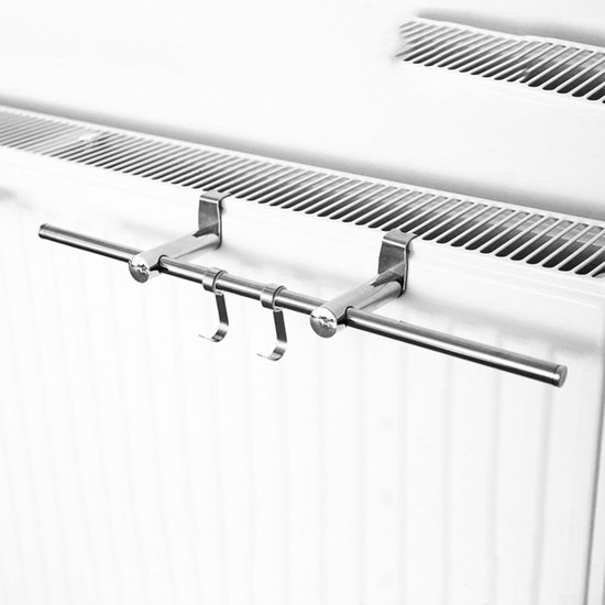 RVS Handdoekrek voor Radiator of Deur - Verstelbaar & Sterk | bol