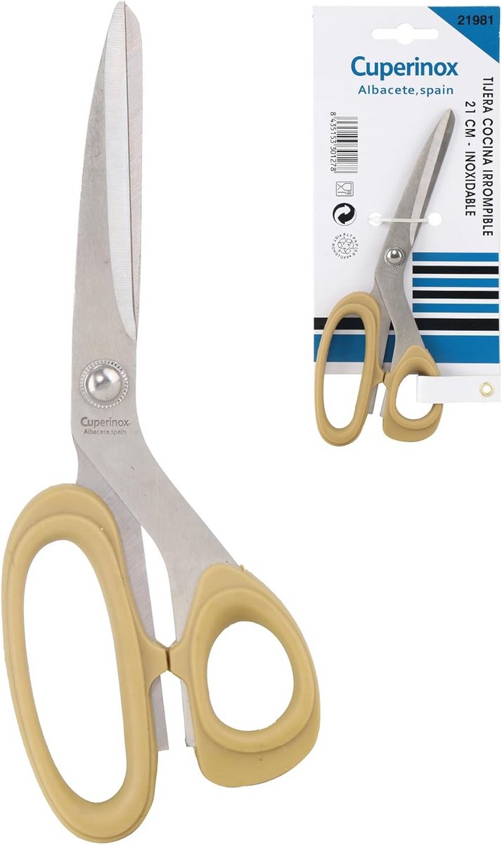 Roestvrijstalen keukenscharen 21 cm - vaatwasmachinebestendig, multifunctioneel