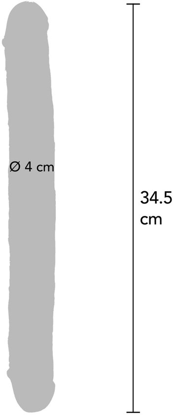 Double Dong transparent 13 pouces