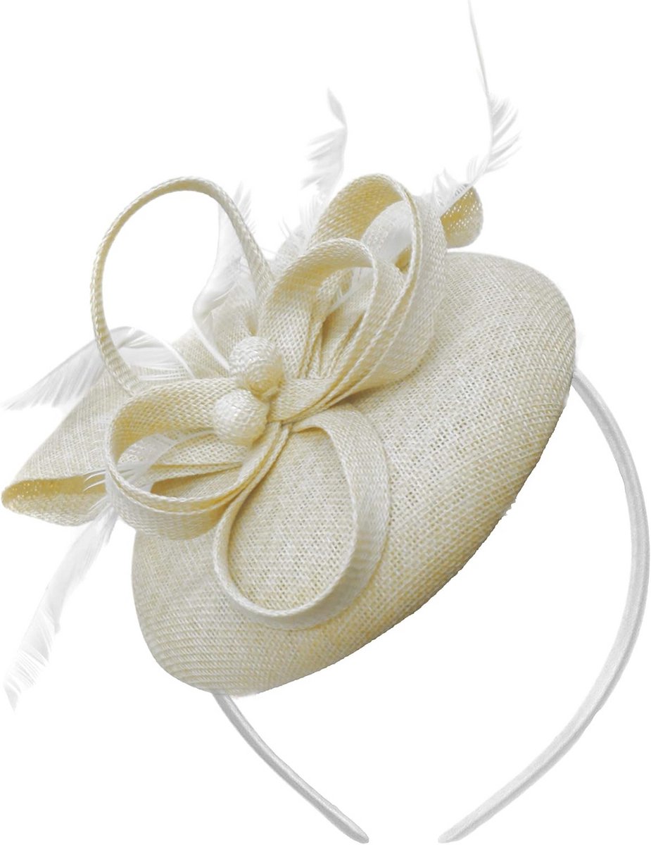 Elegante Haaraccessoire met Lus Sinamay Hoofdband voor Dames Feestelijk Gelegenheden