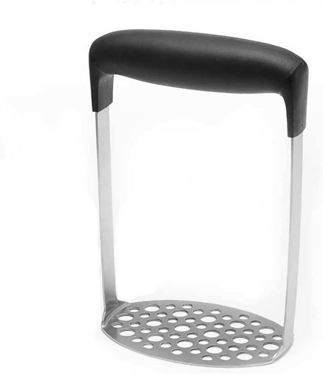 RVS Aardappelpers met Brede Handgreep - Ideaal voor Friet, Puree en Babyvoeding