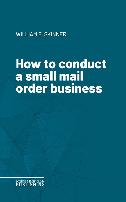How to conduct a small mail order business - cover