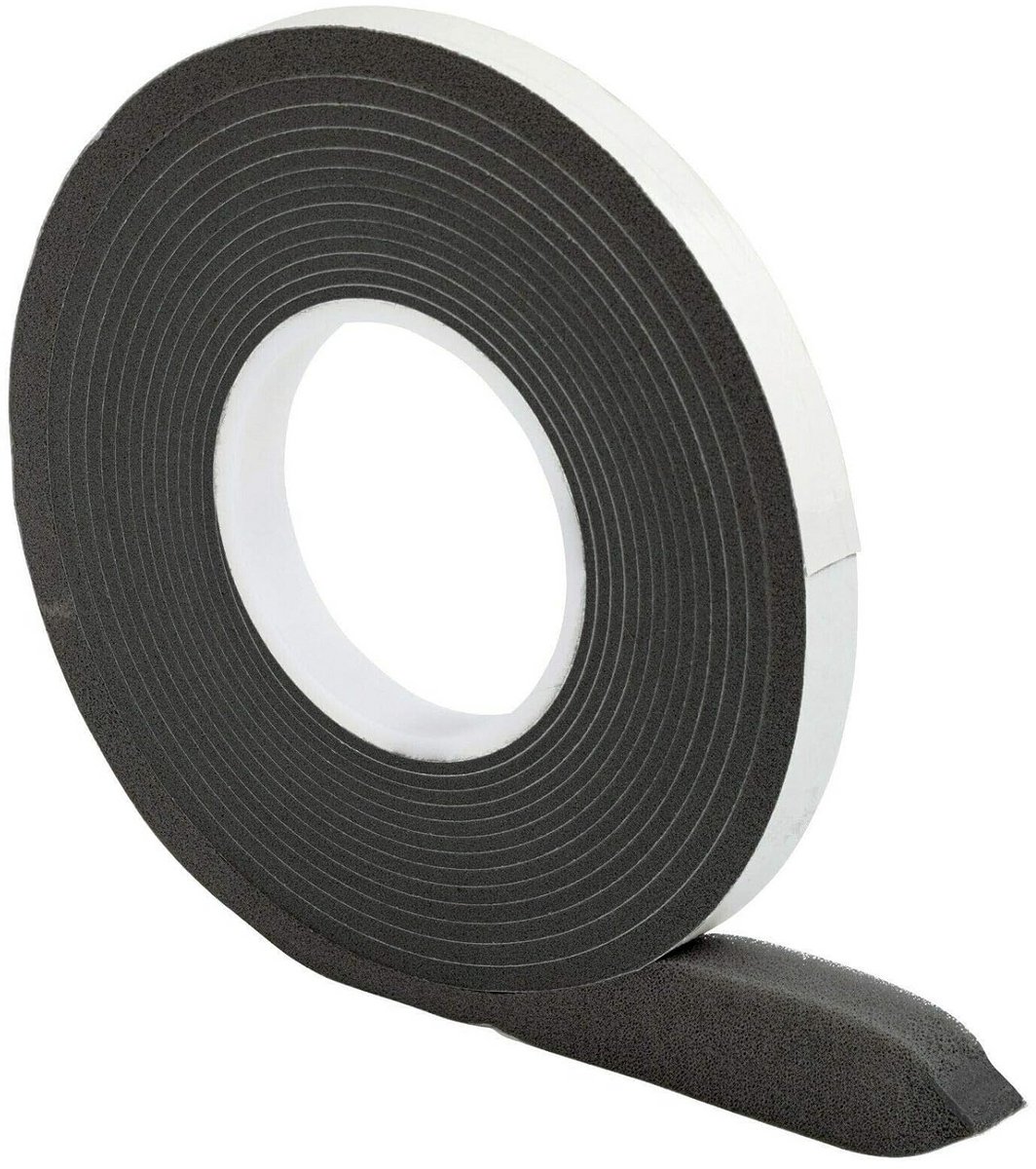 Gecomprimeerde Afdichtingskit Schuimband 20mm Breed Antraciet voor Voegen en Kieren