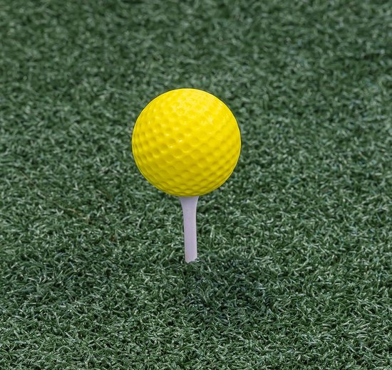 Distance golfballen 6 stuks - geel van Merkloos — afbeelding 3