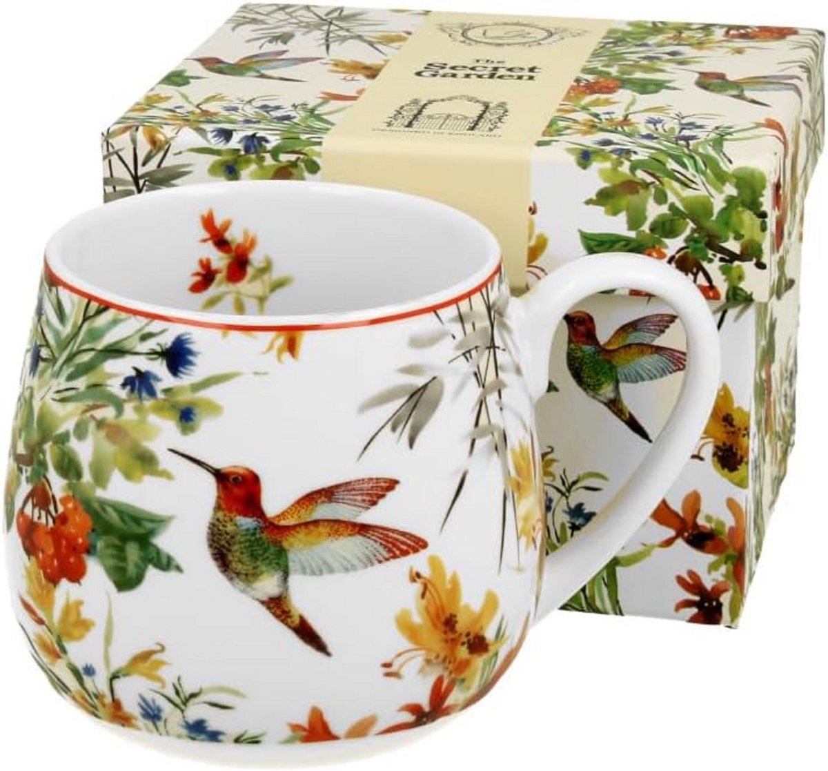 Barrel cup 430ml van New Bone China porselein