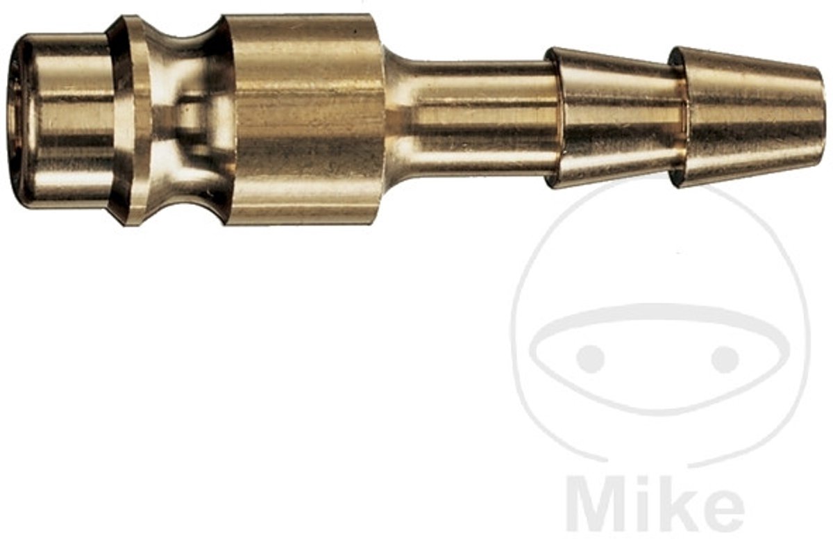 EWO insteekhuls messing stekker DN 7,2 LW 13 - 308-052