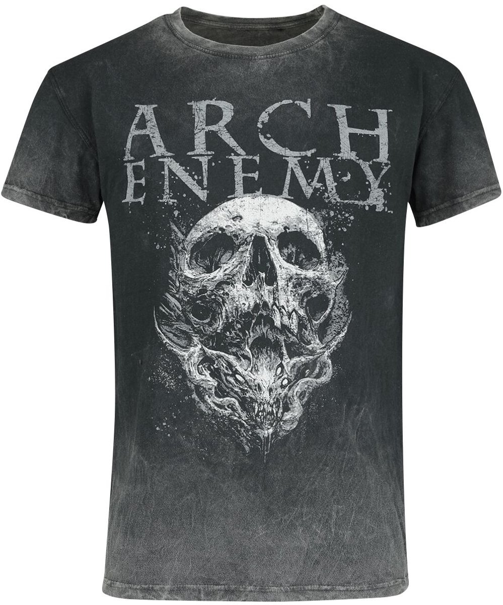 Arch Enemy Set The Flames Heren T-shirt - grijs - L