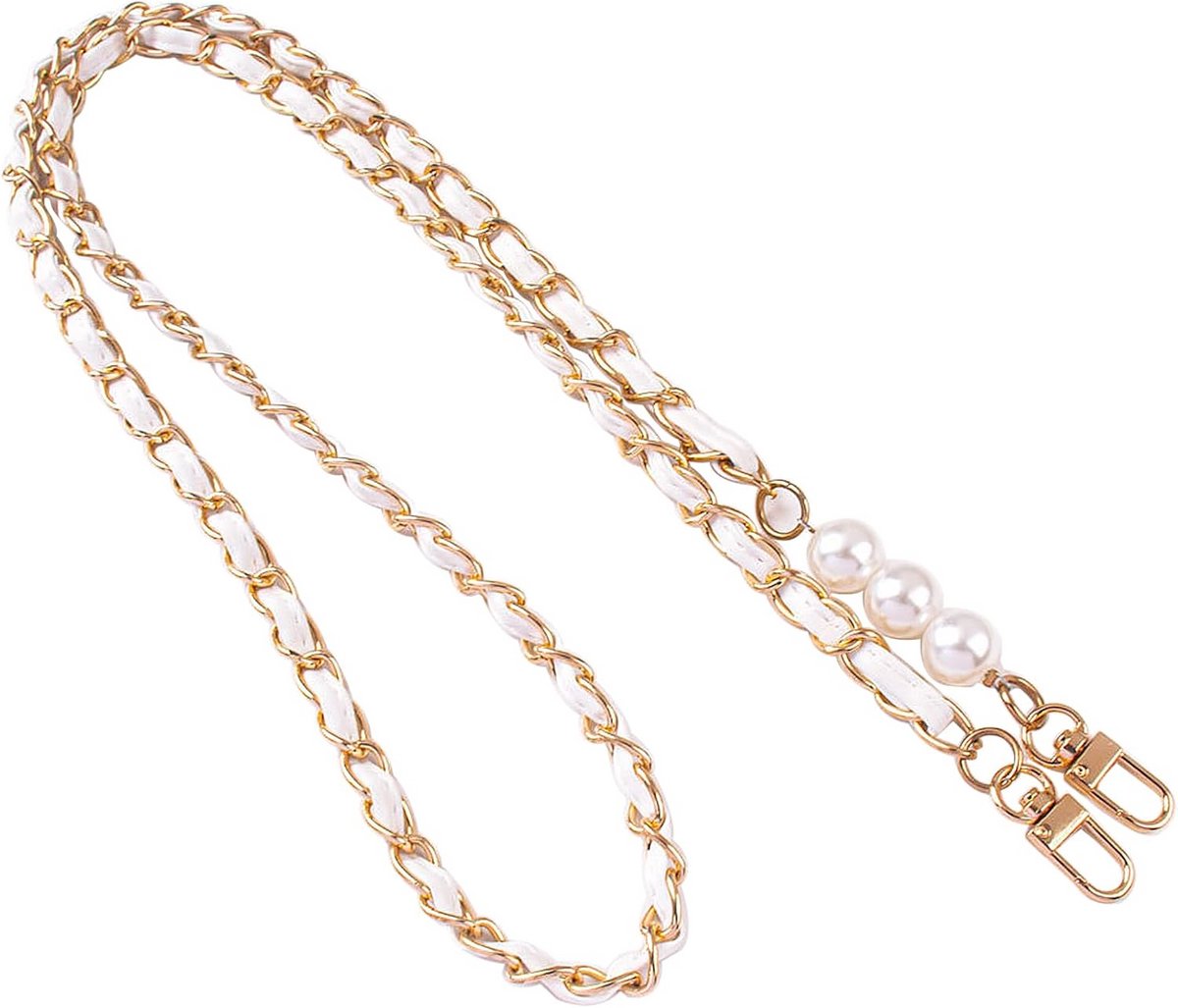 Verstelbare Handtasvervangingsketting met Gouden Sluitingen voor Portemonnees en Schoudertassen