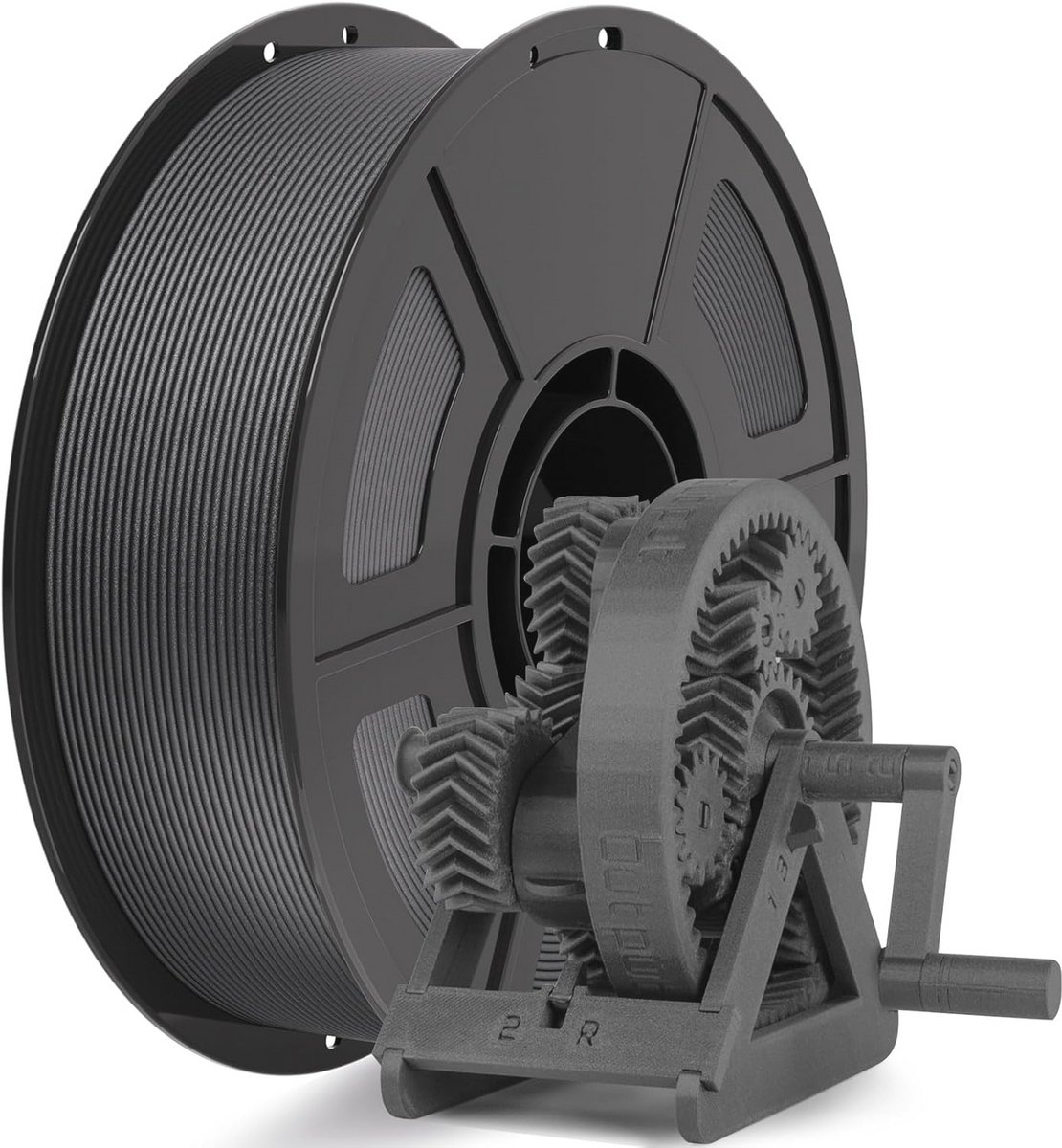 Carbon Fibre Filament 1.75mm voor 3D Printer - Matt Black 1kg Spoel