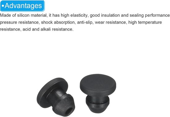 Siliconen Klikbare Stoppen 20 Stuks - Waterdichte Rubber Paneelafdichting 4,5 mm — afbeelding 5