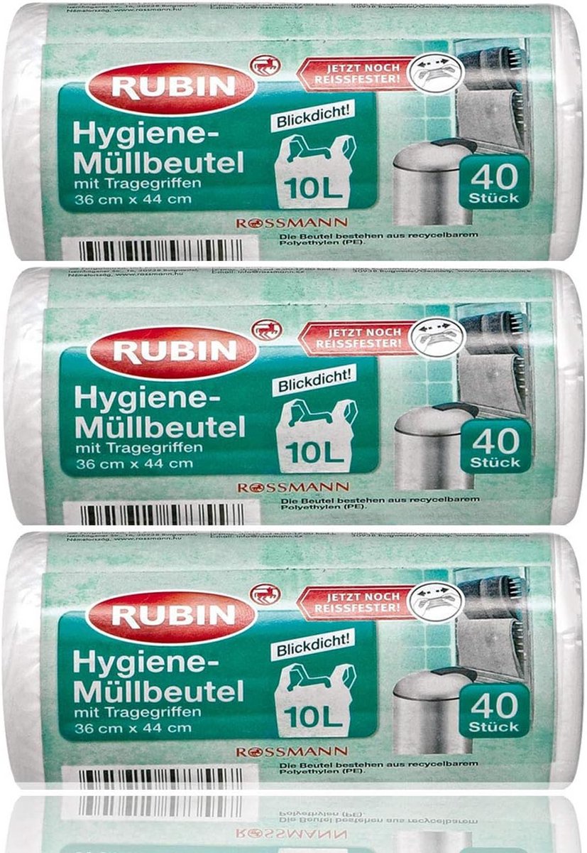 Cosmetische Vuilniszakken 10 Liter - Ruimtebesparend voor Cosmetica-afvalemmer