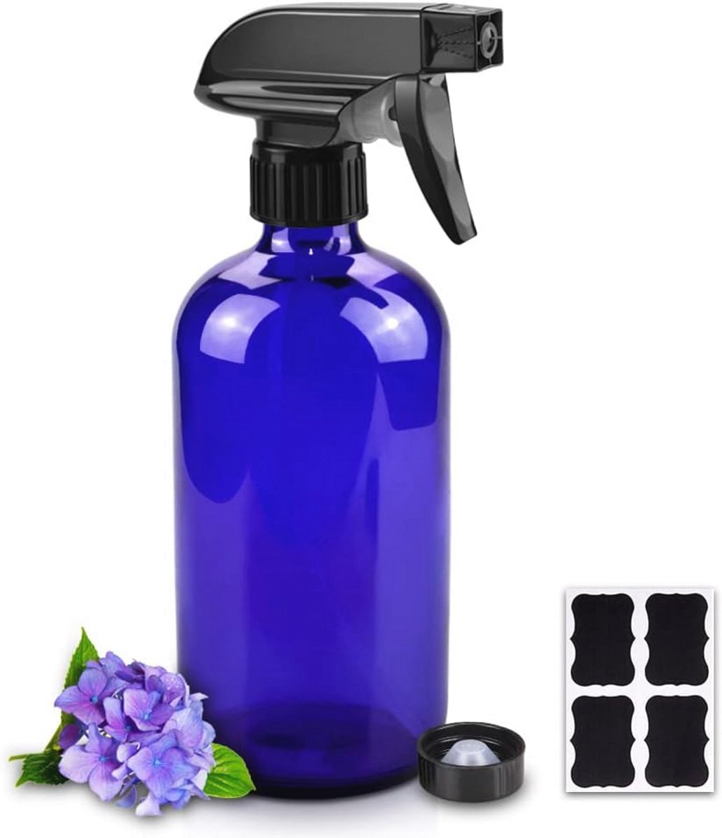 Navulbare glazen spuitflessen van 16 oz - Perfect voor reiniging, tuinieren, aromatherapie en meer