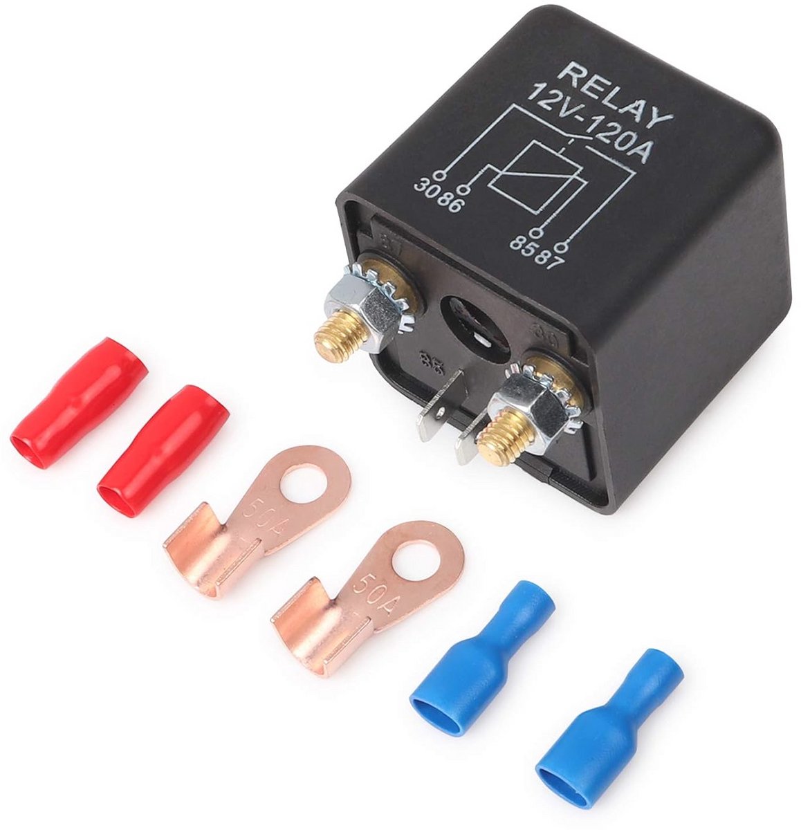 4-pins Accueil-relais 12V 120A voor Auto's, Vrachtwagens, en Zware Voertuigen