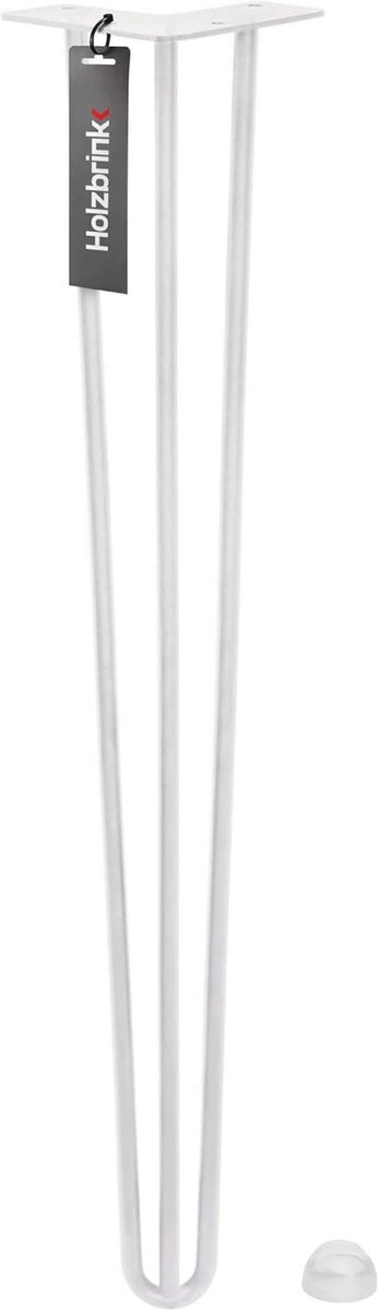 Stalen Haarspeld Tafelpoot 72 cm - 3-Stangen Design voor Eettafel en Meubelprojecten