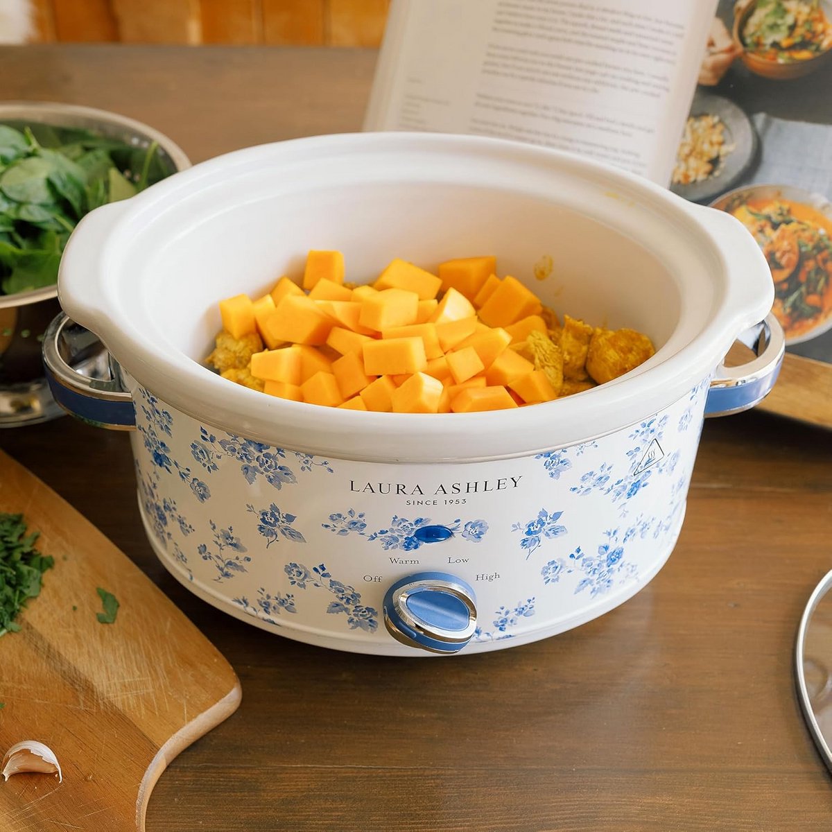 Grote Energiezuinige Slowcooker 6.5L met 3 Warmtestanden en - afbeelding 3