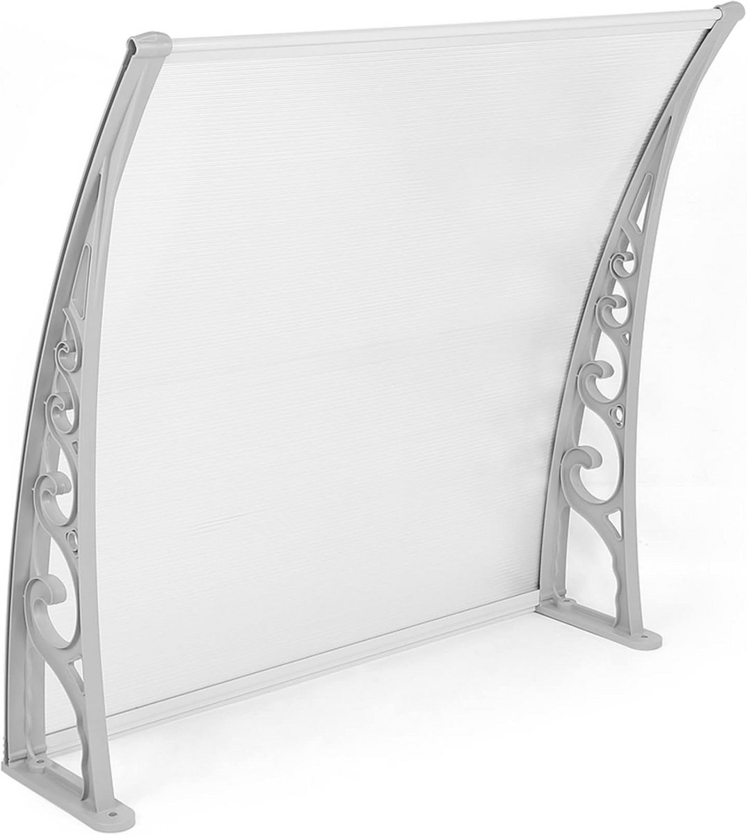 Robuuste Deur Luifel van Polycarbonaat voor Buitendeur - UV-Bestendig Weerbescherming 60 x 100 cm