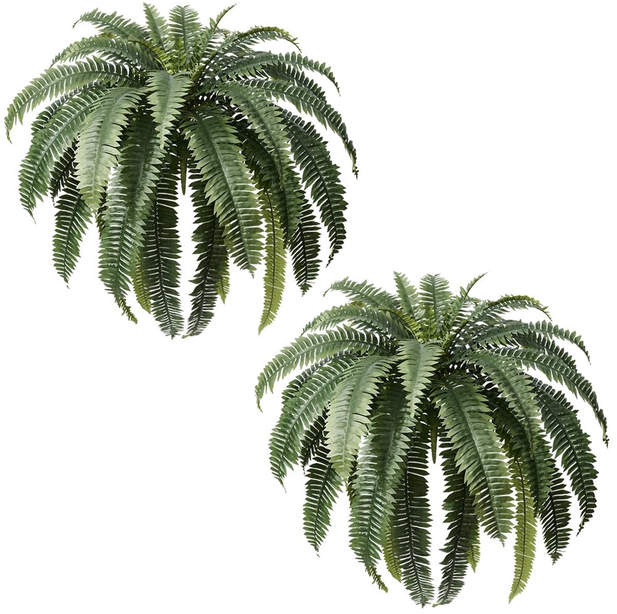 Unyqoos Grote kunstvaren met flexibele takken voor binnen en buiten decoratie Groen