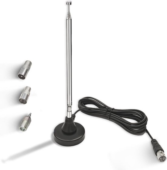 Antenna DAB/DAB+ Inefala Per Autoradio 1 E 2 Din – Ricezione Stabile, Segnale Forte, USB E SMA Per Android Auto