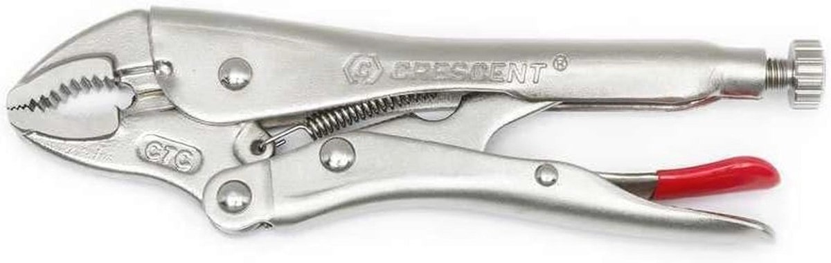 Griptang 175mm met gebogen bekers en draadsnijder voor optimale grip