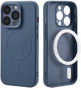 imoshion Hoesje - Geschikt voor Apple iPhone 14 Pro - Color Backcover geschikt voor MagSafe - Donkerblauw