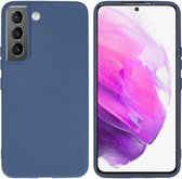 imoshion Hoesje - Geschikt voor Samsung Galaxy S22 - Color Backcover - Donkerblauw