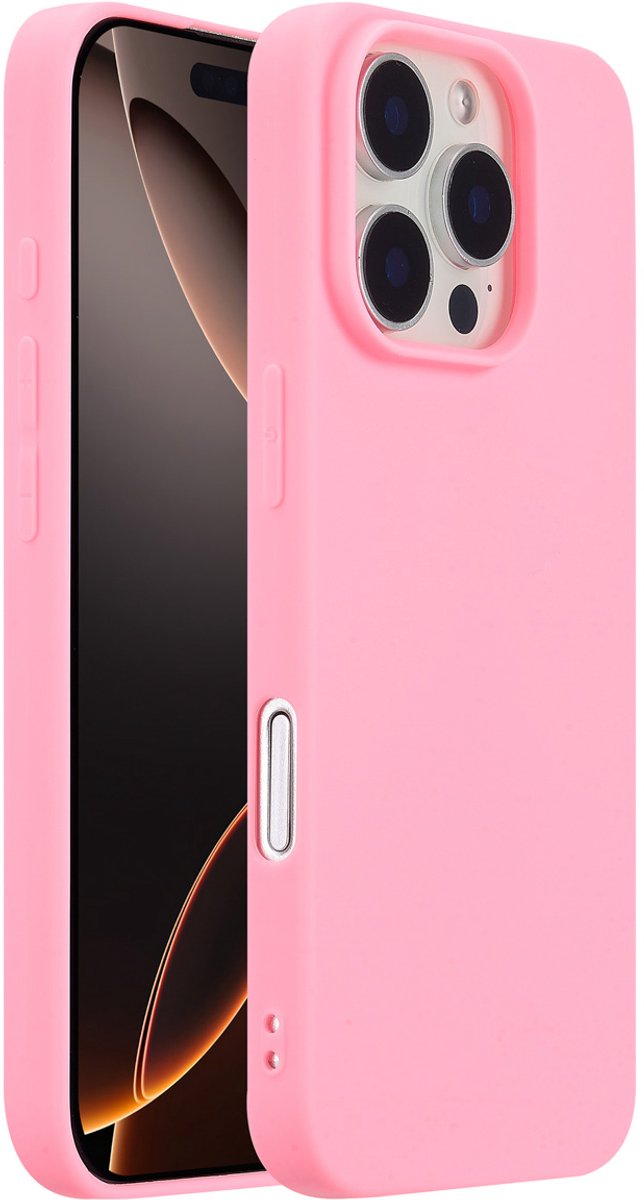 imoshion Hoesje - Geschikt voor Apple iPhone 16 Pro - Color Backcover - Bubblegum Pink