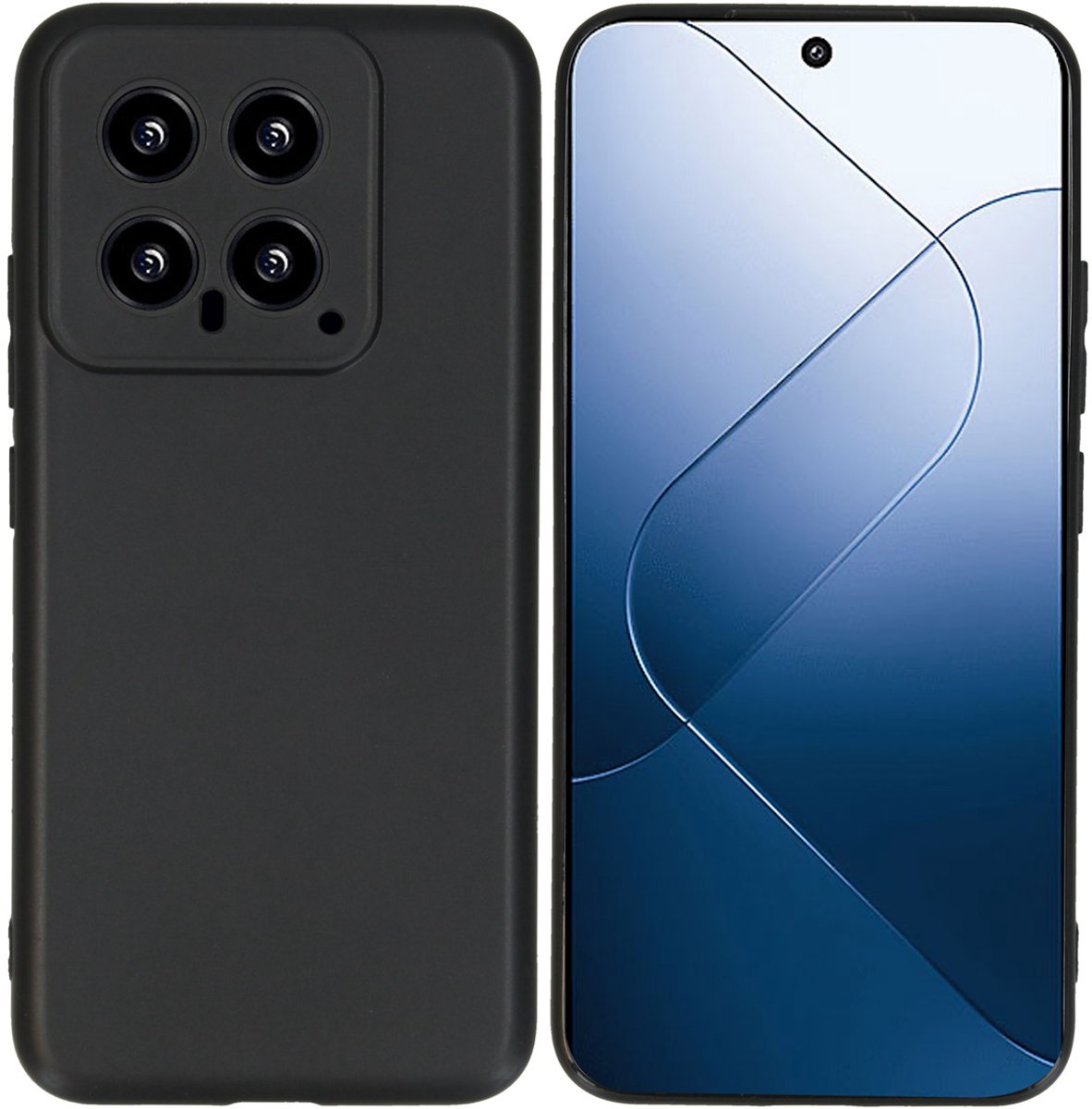 imoshion Hoesje - Geschikt voor Xiaomi 14 - Color Backcover - Zwart