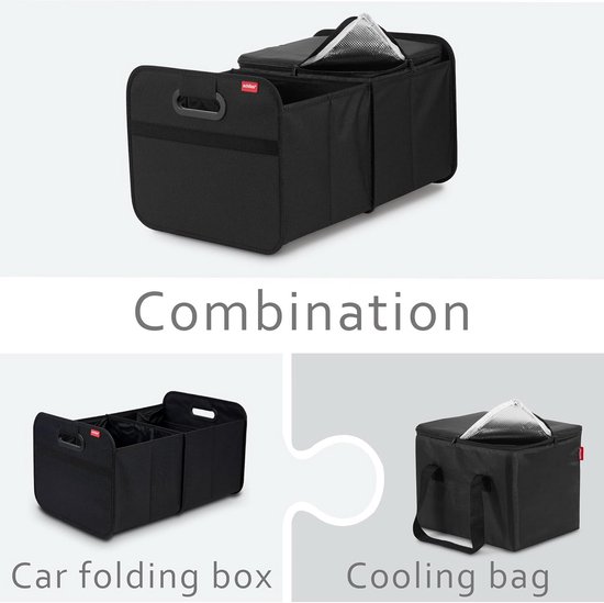 Opvouwbare auto-koelbox met koelfunctie en kofferbakorganizer — afbeelding 4