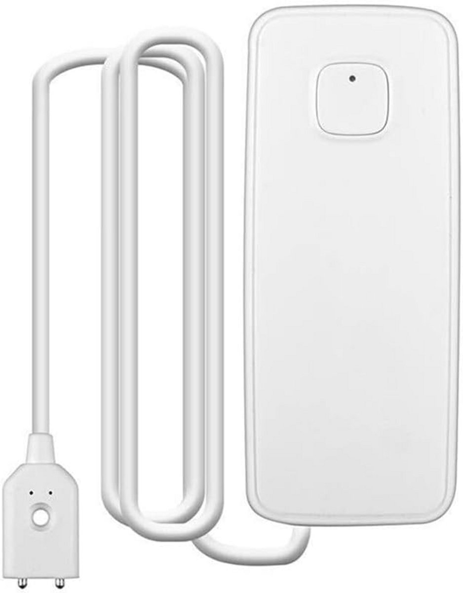 WiFi Waterlekdetector met Spraakbediening - Overloopwaarschuwing en Smart Life Compatibel