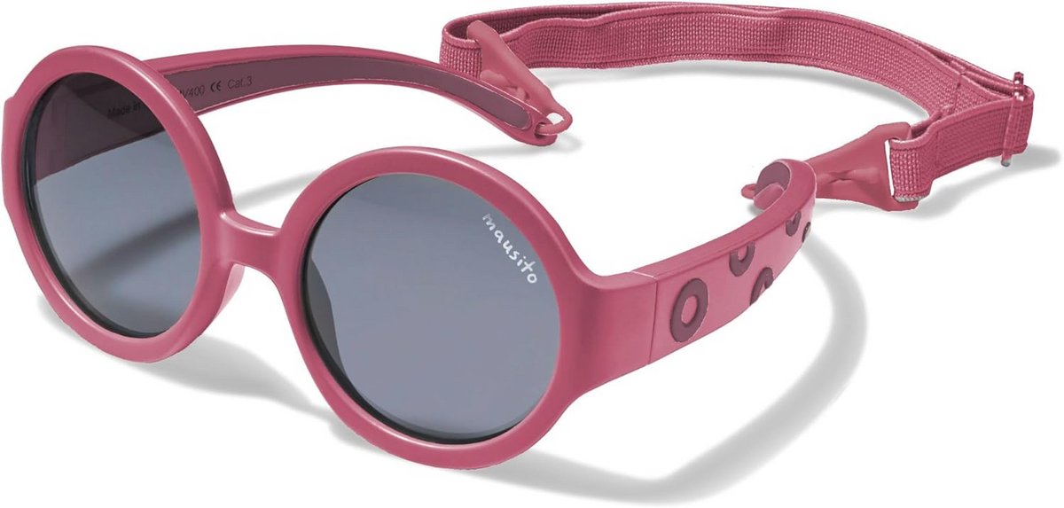 Mausito Biegsam Children's Sunglasses 6-24 Months Boys and Girls Compare Winner Children's Sunglasses with Strap, 100% UV Protection, BPA Free, European Design Children's Sunglasses