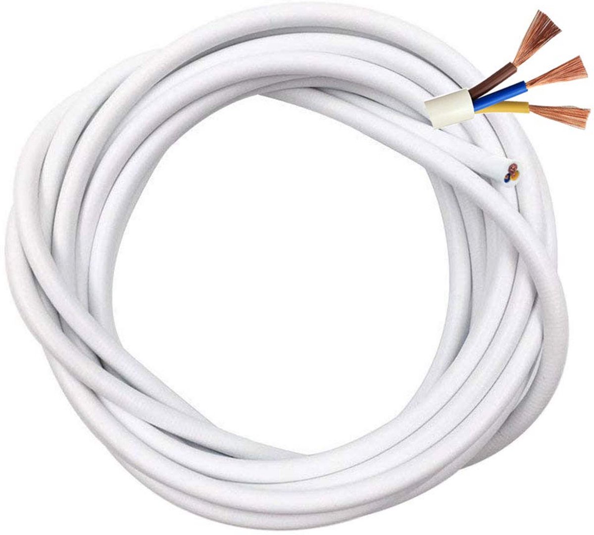 Hoge Temperatuurbestendige 3-aderige Stroomkabel 5 meter - PVC Draad 0,75 mm2