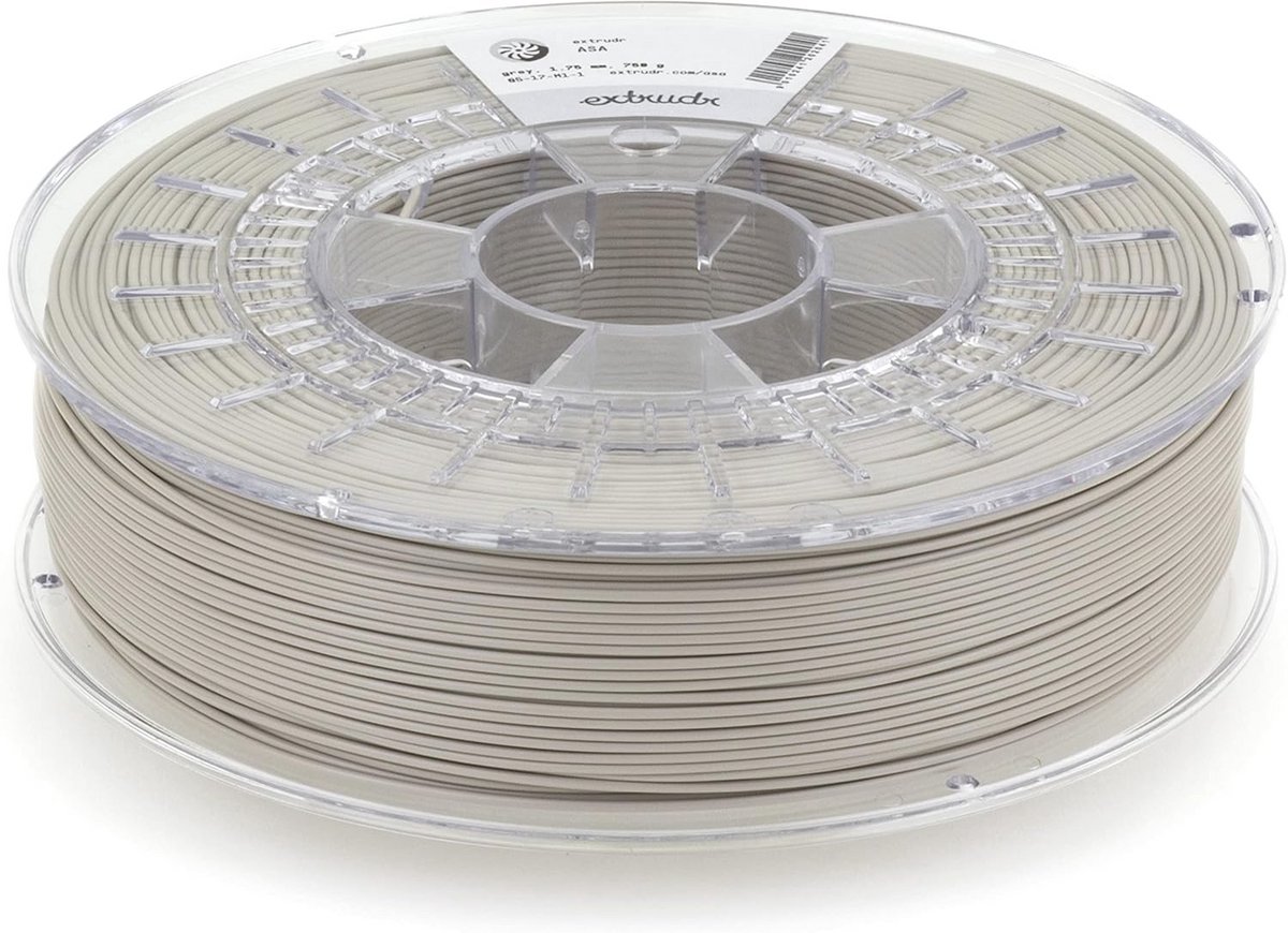 DuraPro ASA 3D Printer Filament 1.75mm - 750gr - Grijs voor Industriële Toepassingen