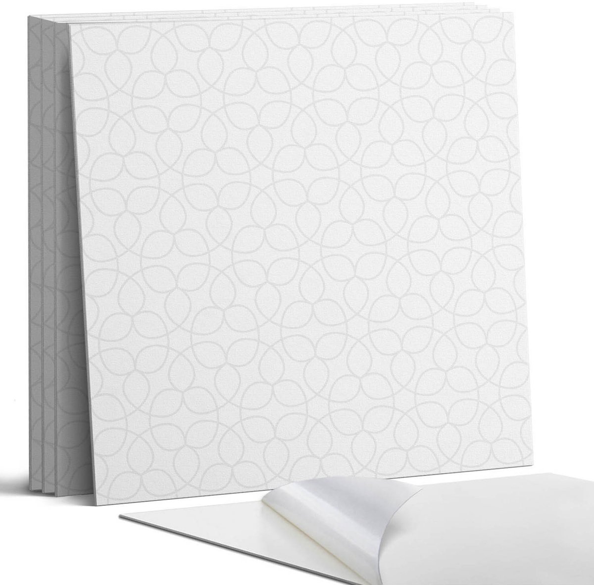 Coloray Wandpanelen Zelfklevend - Verfijnd patroon met cirkels Zelfklevende Wandpanelen - 