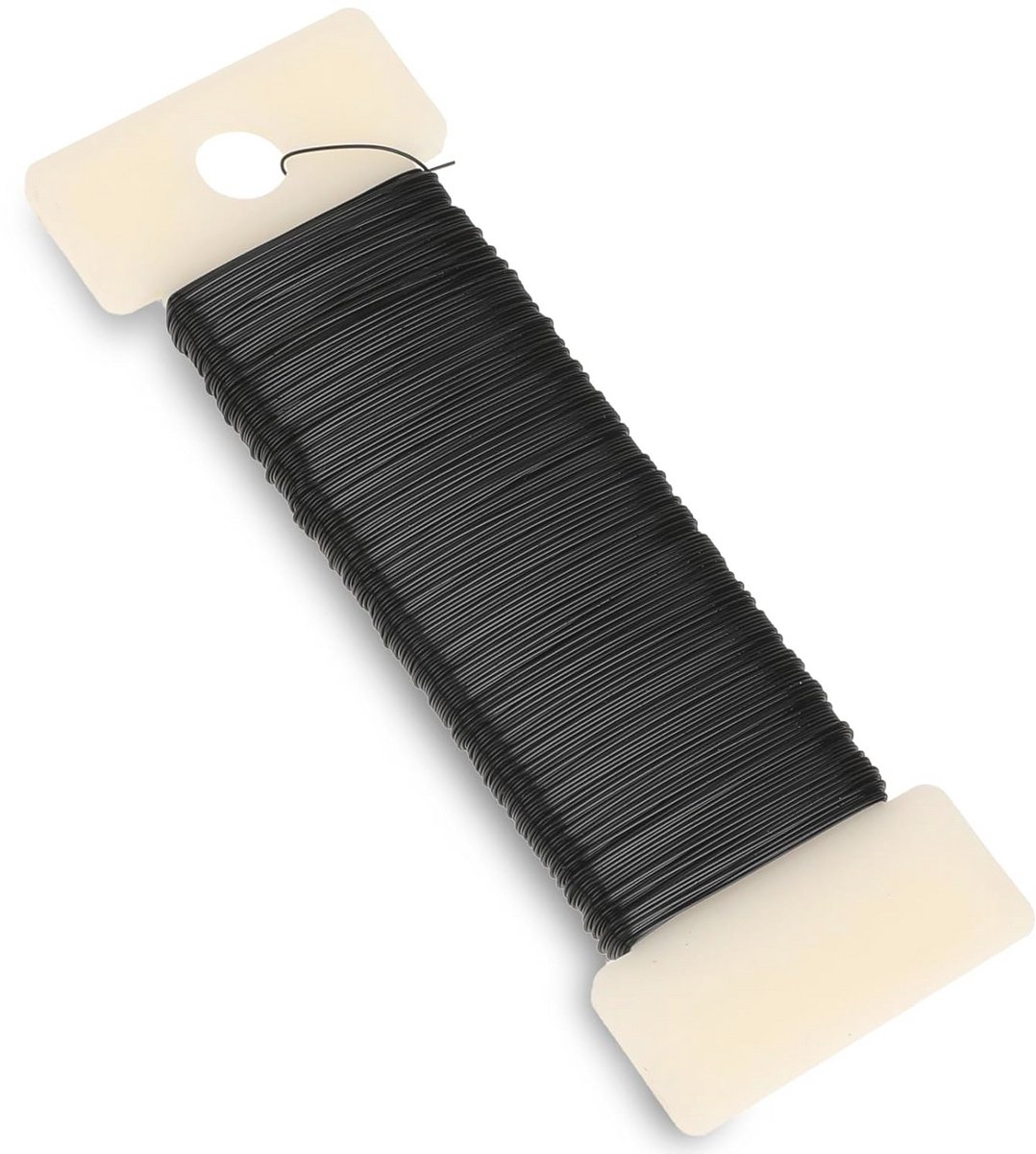 Dunne Sieradendraad 0,35 mm - Zwart - 50 m voor DIY Bloemdecoraties en Handwerken