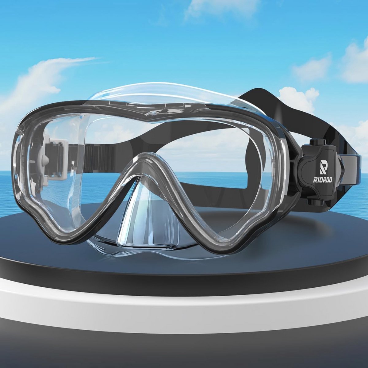 Snorkelmasker voor kinderen - mistbestendig en lekvrij duikmasker met 180° panoramisch zicht - zwembril voor jongens, meisjes en tieners van 4-14 jaar
