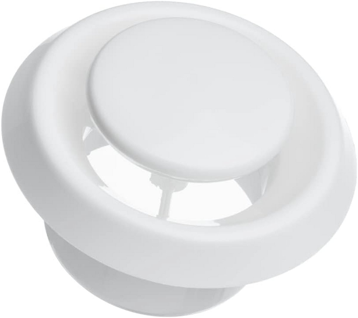 Verstelbare Diffusor Ø 125mm - Universele Luchttoevoer/Uitlaatklep - Rond Ventilatierooster