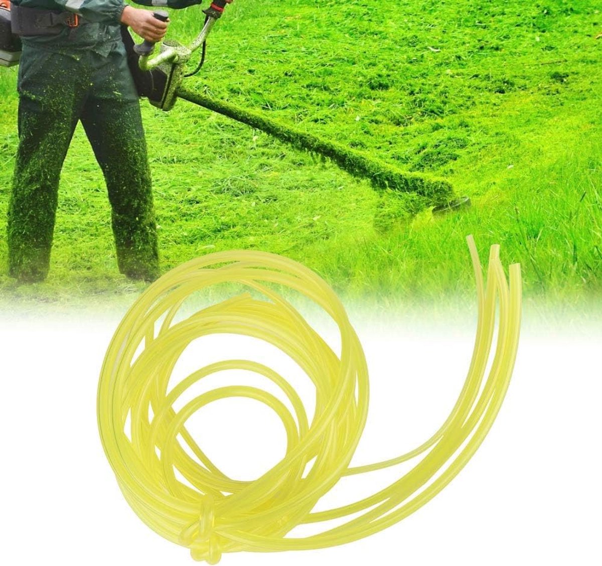 Wiper Fuel Pipe - 1.5m Gasoline Fuel Line Hose - 4 Verschillende Maten - 8Pcs Brandstoffilters - Geschikt voor Chainsaw Blower
