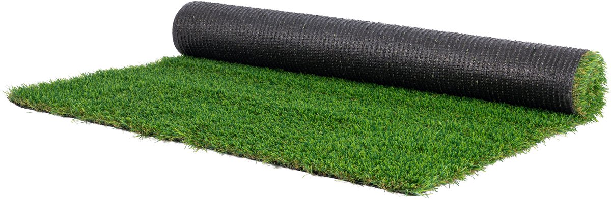 VEVOR kunstgras 1830x3050mm gazontapijt verkocht per meter PP+PE materialen kunstgrastapijt 35mm poolhoogte dichtheid van 17.000 steken met drainagegaten Ideaal voor buitentuinen, binnenplaatsen